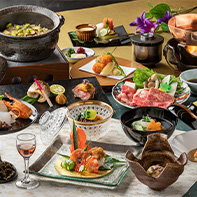 夕食懐石 松「懐石：扇（おうぎ）」