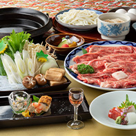 夕食鍋 松（平井牛すき焼き）