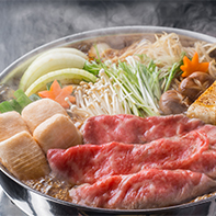 平井牛のすき焼き