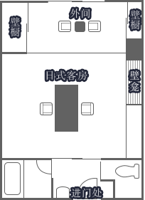 一般客房 平面图