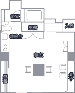 鞍馬之間 平面圖