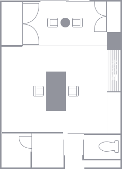 碧雲の間 間取り図